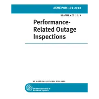 ASME POM 101-2013 (R2019)
