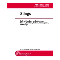 ASME B30.9-2018