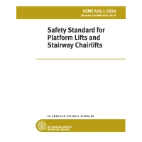 ASME A18.1-2020