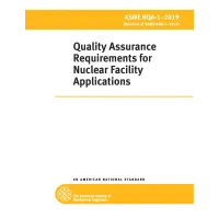 ASME NQA-1-2019