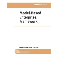 ASME MBE-1-2022