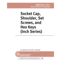 ASME B18.3-2012