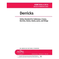 ASME B30.6-2010