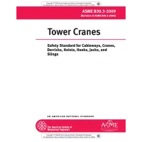 ASME B30.3-2009
